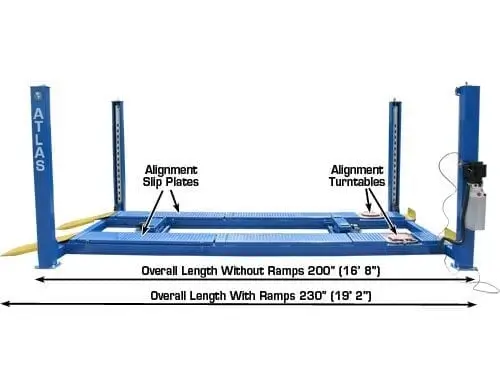 ATLAS 412A Commercial Grade Alignment Lift 12,000 lb. Capacity