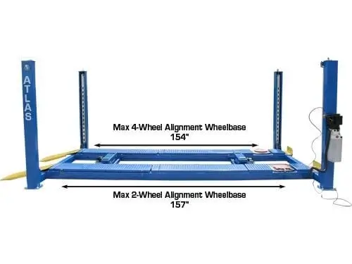 ATLAS 412A Commercial Grade Alignment Lift 12,000 lb. Capacity