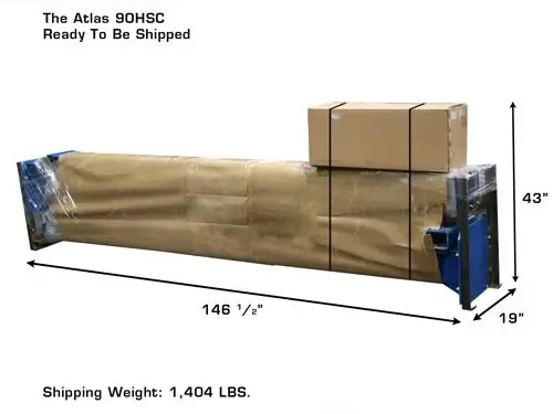 ATLAS 9OHSC (SS) Levier aérien à 2 poteaux d&rsquo;une capacité de 9,000 lbs. Capacité de levage de 2 poteaux