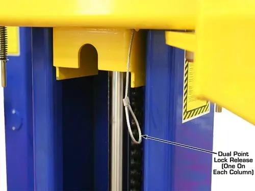 ATLAS 9KBP Baseplate 9,000 lbs. Capacity 2 Post Lift