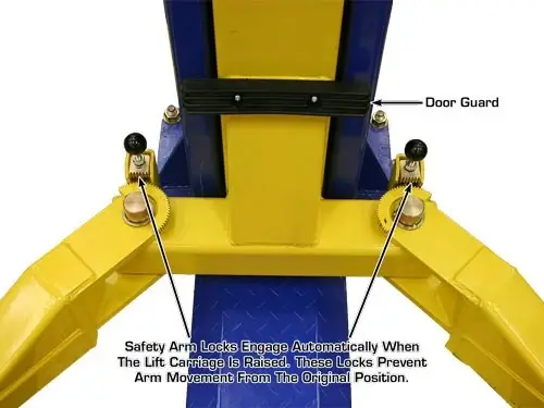 ATLAS 9KBP Baseplate 9,000 lbs. Capacity 2 Post Lift
