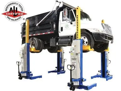 Élévateur mobile à colonnes certifié ALI de 66 000 lb ATLAS