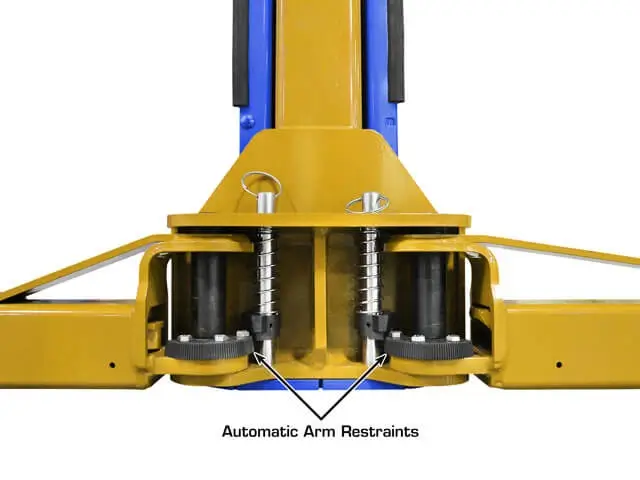 ATLAS Platinum PVL-10 ALI Certified 10,000 Lbs. Symmetric/Asymmetric Adjustable Height 2 Post Overhead Car Lift