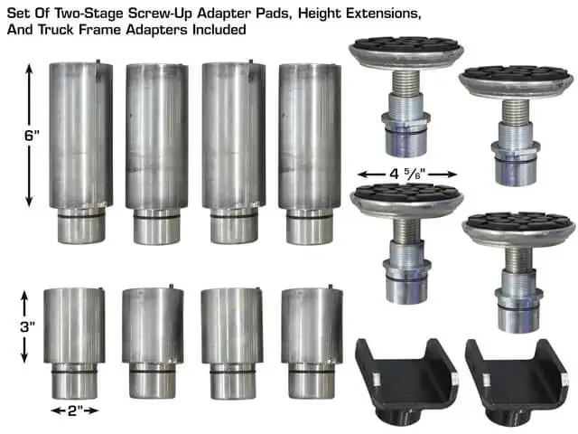 ATLAS Platinum PVL-10 ALI Certified 10,000 Lbs. Symmetric/Asymmetric Adjustable Height 2 Post Overhead Car Lift