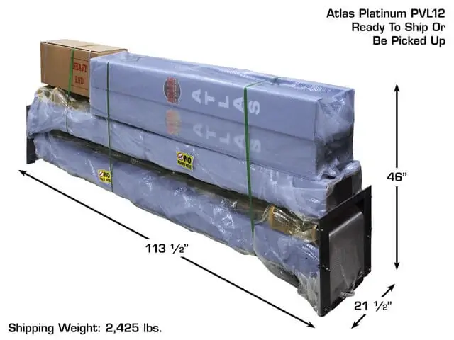 ATLAS Platinum PVL-12 Blue ALI Certified 12,000 Lbs. Capacity 2 Post Lift