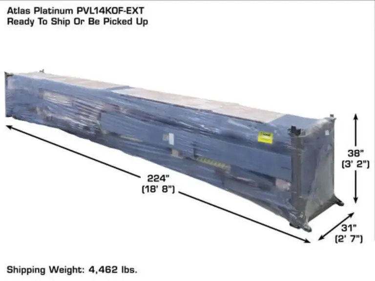 ATLAS Platinum PVL14OF-EXT ALI Certified Open Front Alignment Lift