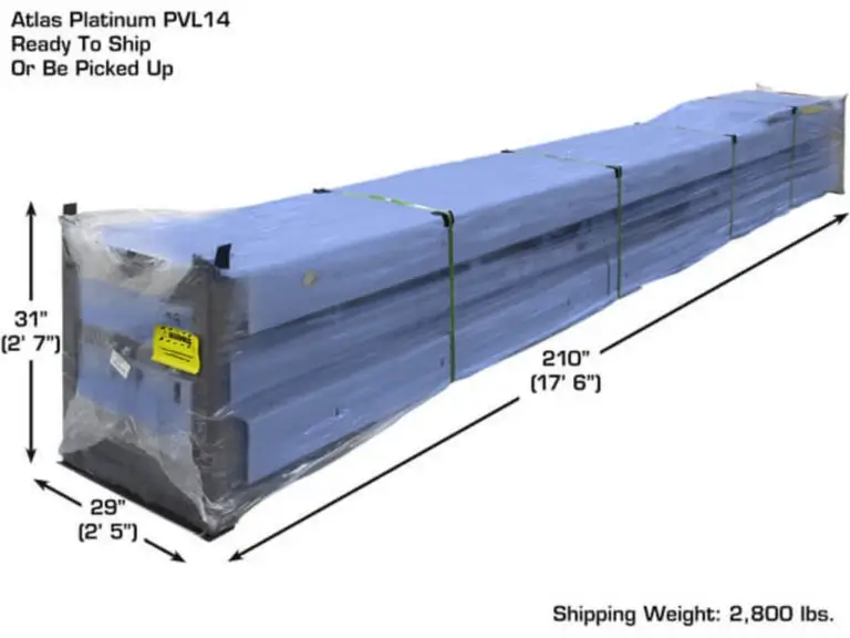 ATLAS Platinum PVL-14 ALI Certified 14,000 Lb. Capacity Commercial Grade 4 Post Lift