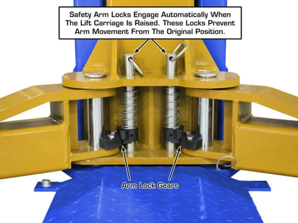 ATLAS Platinum PVL-9BP ALI Certified Baseplate 9,000 lbs. Capacity 2 Post Above Ground Car Lift