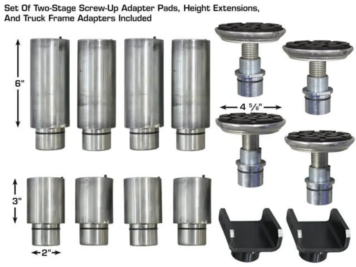 ATLAS Platinum PVL-9BP ALI Certified Baseplate 9,000 lbs. Capacity 2 Post Above Ground Car Lift