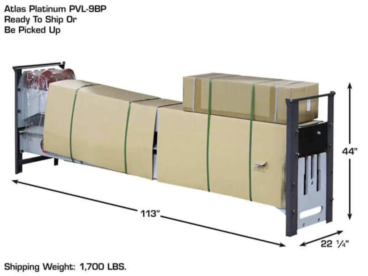 ATLAS Platinum PVL-9BP ALI Certified Baseplate 9,000 lbs. Capacity 2 Post Above Ground Car Lift