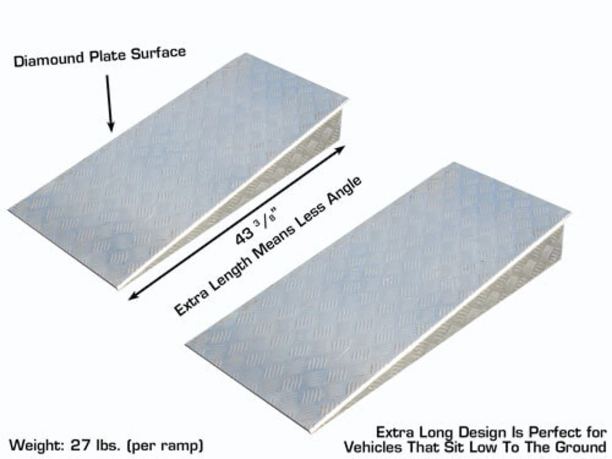 Atlas Aluminum Ramps for Garage Pro Series Lifts