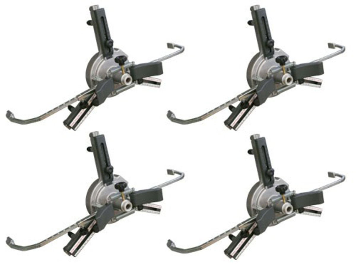 ATLAS Fast Clamp Three Point 10″-24″ Non-Runout Wheel Clamps (Set Of 4)