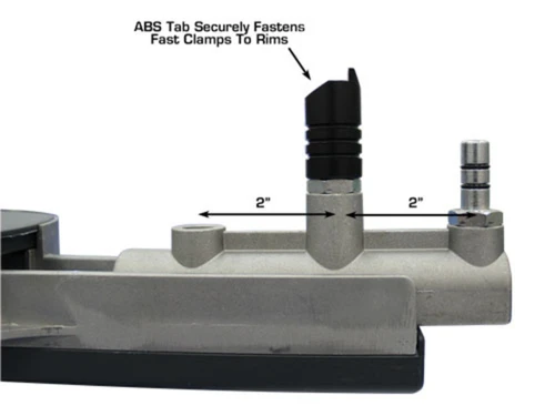 ATLAS Fast Clamp Three Point 10″-24″ Non-Runout Wheel Clamps (Set Of 4)