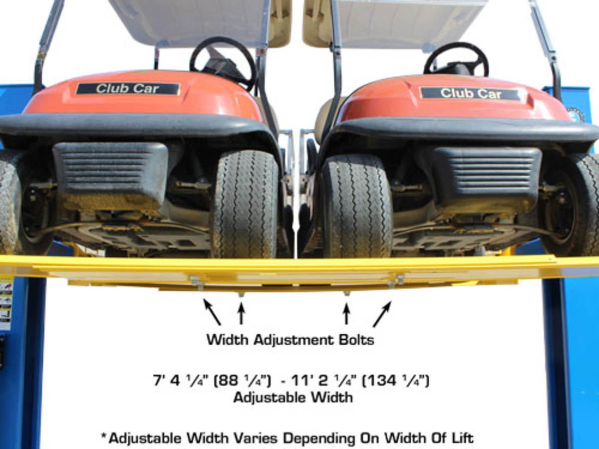 ATLAS Lawn Mower Adapter for 2 Post Lifts