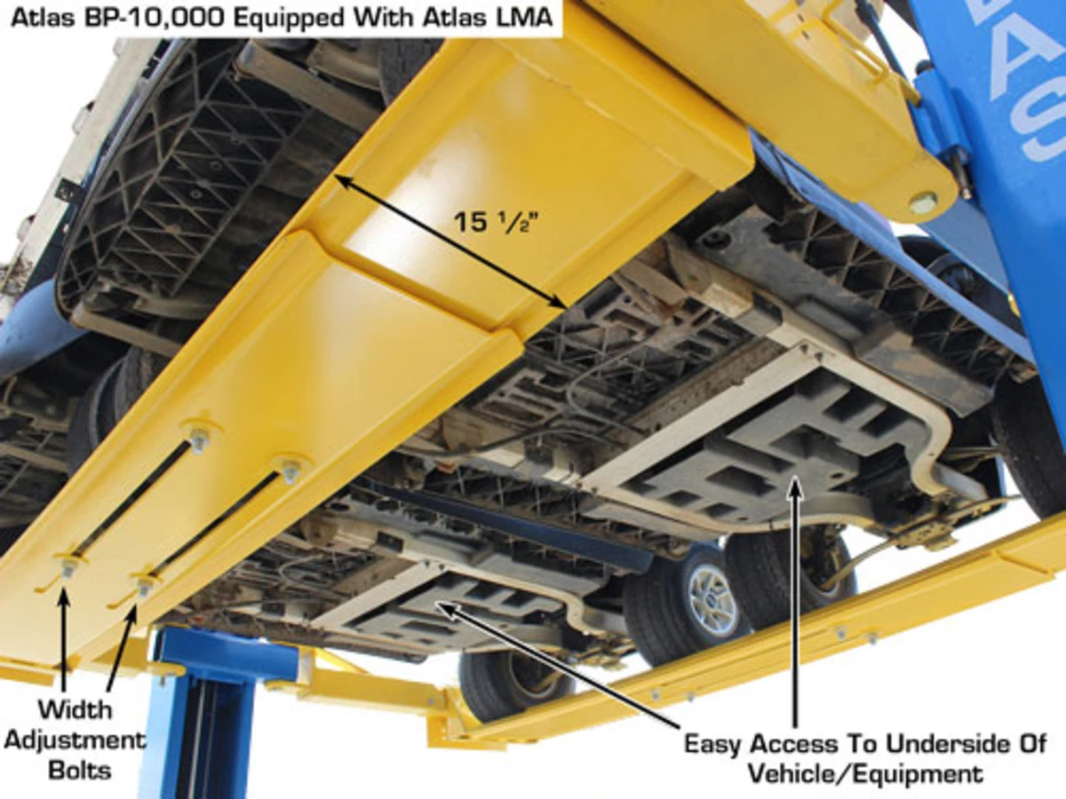 ATLAS Lawn Mower Adapter for 2 Post Lifts