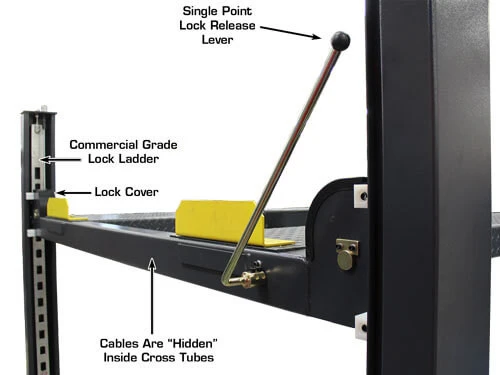 ATLAS 408-SL Premium 8,000 Lbs. Capacity Portable Hobbyist 4 Post Lift