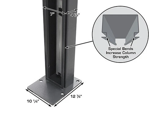 ATLAS 408-SL Premium 8,000 Lbs. Capacity Portable Hobbyist 4 Post Lift