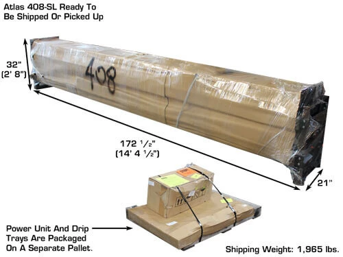 ATLAS 408-SL Premium 8,000 Lbs. Capacity Portable Hobbyist 4 Post Lift