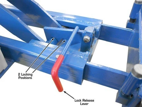 ATLAS RJ-6000 Air/Hydraulic Center Rolling Jack 6,000 Lbs. Capacity with Truck Adapters