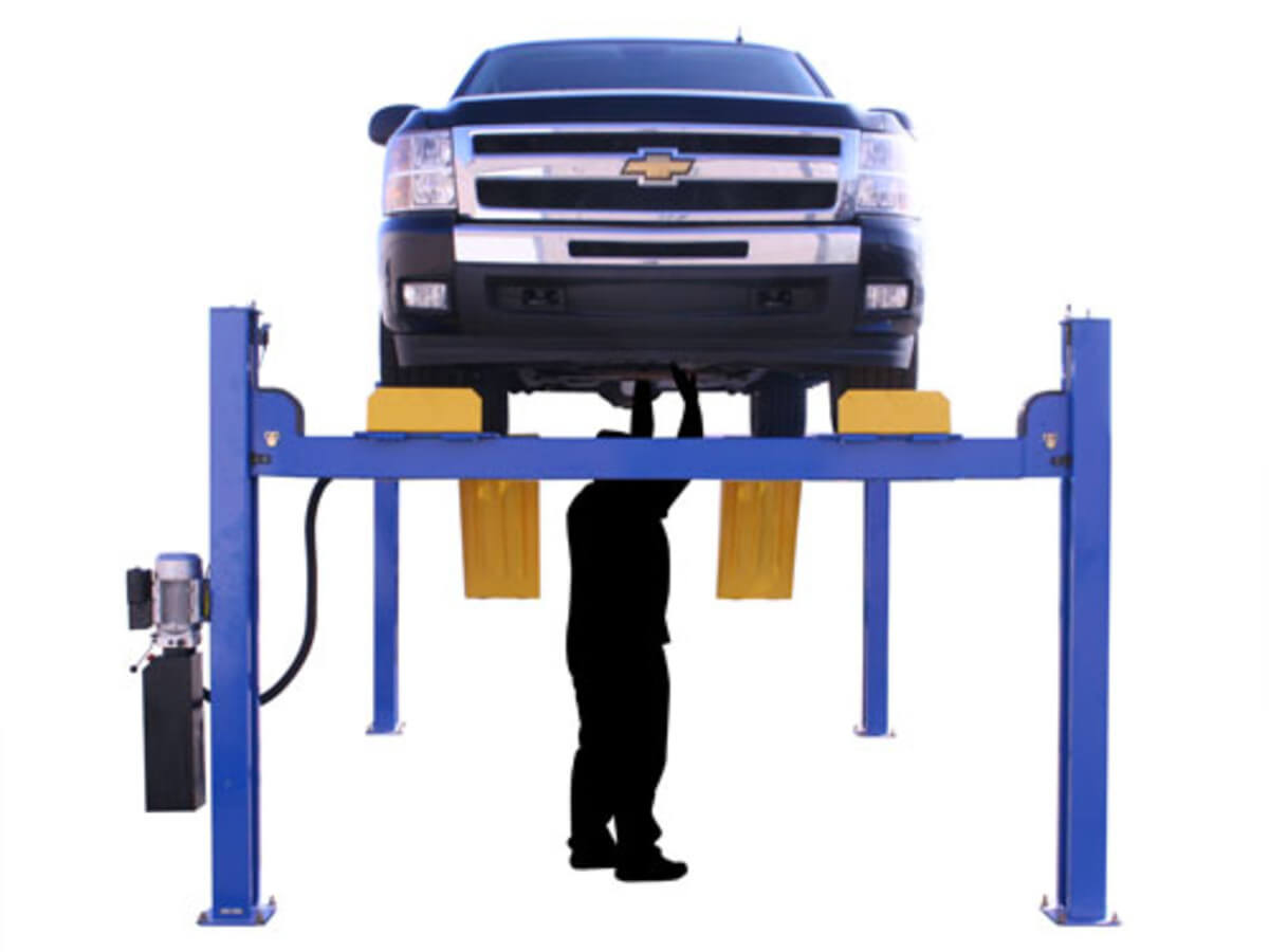 ATLAS 414 14,000 Lbs. Capacity Commercial Grade 4 Post Lift