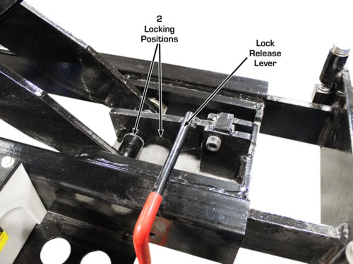 ATLAS RJ-8000 Air/Hydraulic Center Rolling Jack 8,000 Lbs. Capacity with Truck Adapters