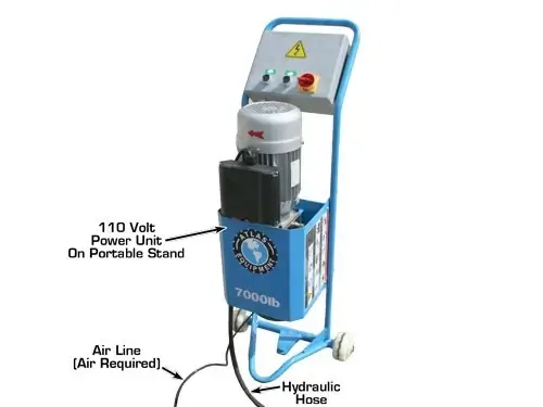 ATLAS Kwik Bay Commercial Grade Open Center Portable 7,000 Lbs. Capacity with Support Bars