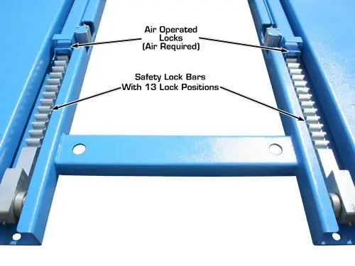 ATLAS Kwik Bay Commercial Grade Open Center Portable 7,000 Lbs. Capacity with Support Bars