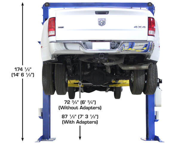 ATLAS Platinum PVL-15 ALI Certified Overhead 15,000 lbs. Capacity 2 Post Above Ground Car Lift
