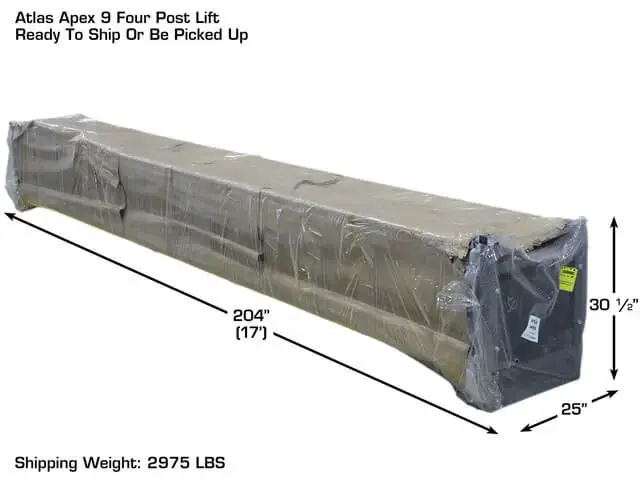 Apex 9 ALI Certified Hobbyist 9,000 Lb. Capacity 4 Post Parking Car Lift