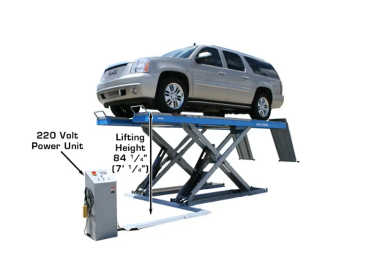 ATLAS 12AWFSL 12,000 Lbs. Capacity Alignment Scissor Lift with Wheels-Free System