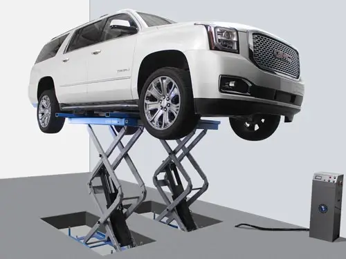 ATLAS FM9SL Flush Mount In-Ground Commercial Grade 9,000 Lbs. Capacity Scissor Lift