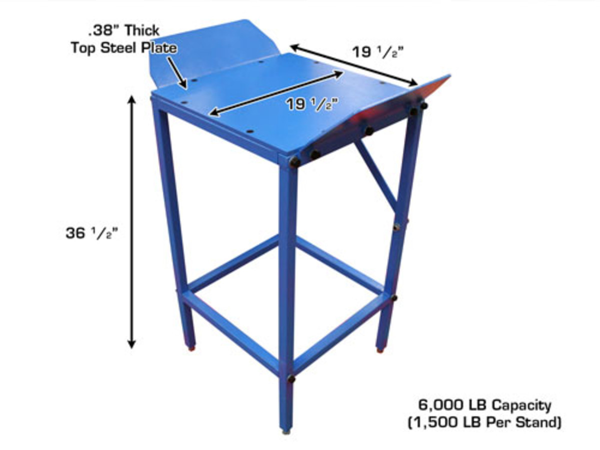 ATLAS Vehicle Wheel Stands 6,000 Lbs. Capacity