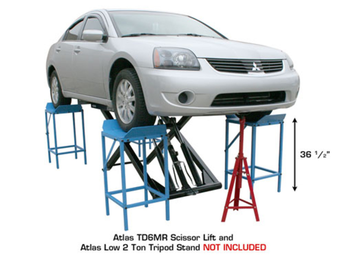 ATLAS Vehicle Wheel Stands 6,000 Lbs. Capacity