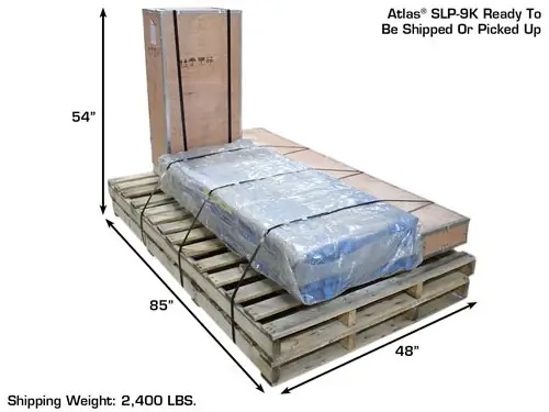 ATLAS SLP-9K Commercial Grade 9,000 Lbs. Capacity Full Rise Scissor Lift