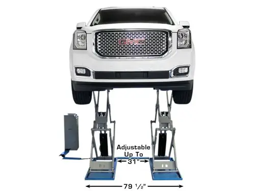 ATLAS SLP-9K Commercial Grade 9,000 Lbs. Capacity Full Rise Scissor Lift