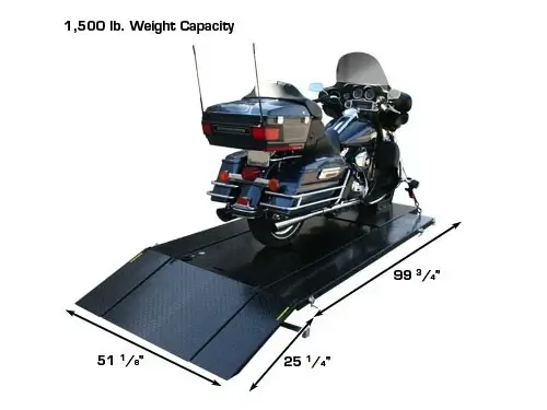 Pont élévateur ATLAS HI-RISE 1500 pour motos et VTT (capacité de 1 500 livres)