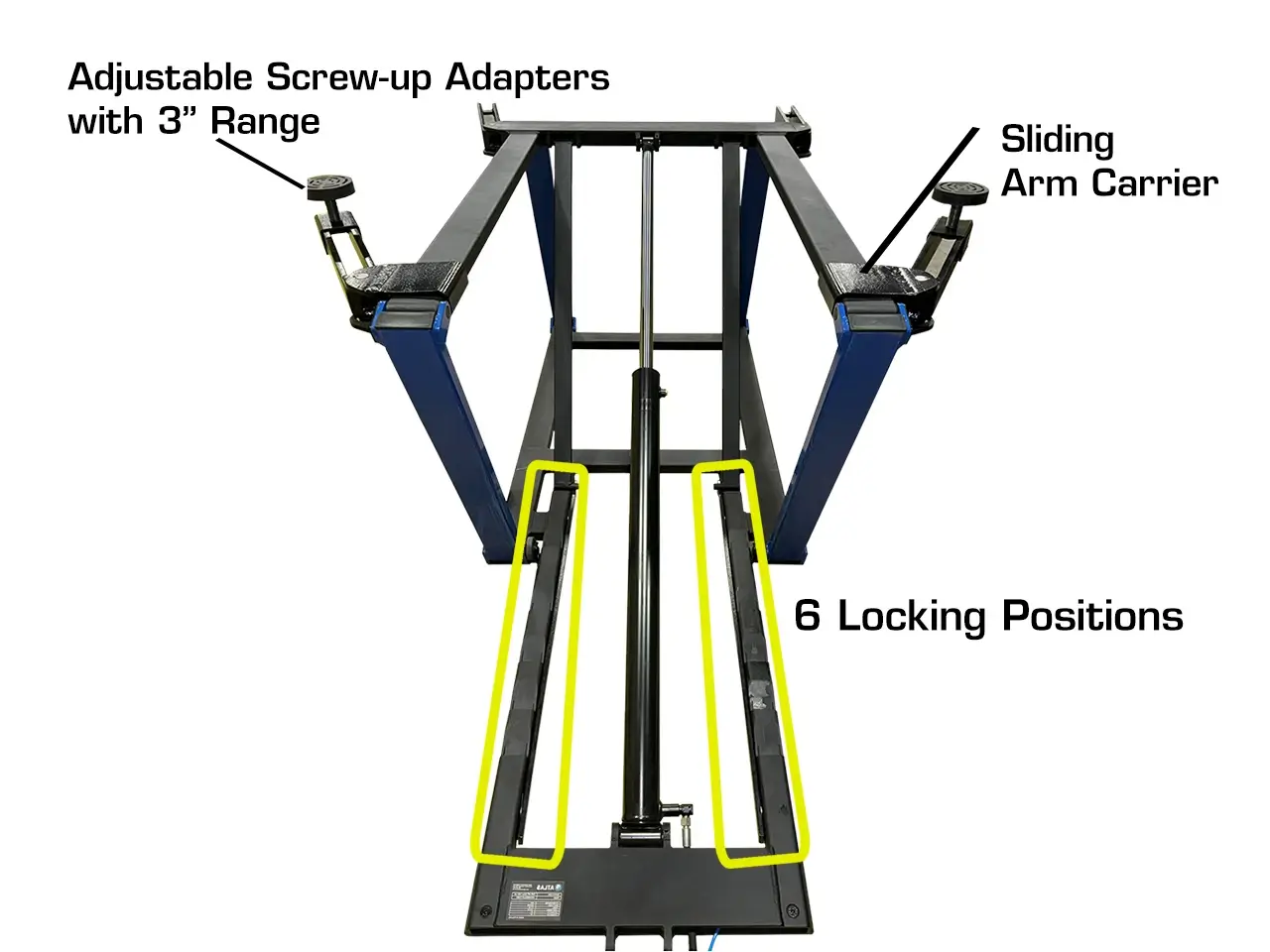 ATLAS VERSA EXTENDED MID RISE LIFT WITH PNEUMATIC PUMP