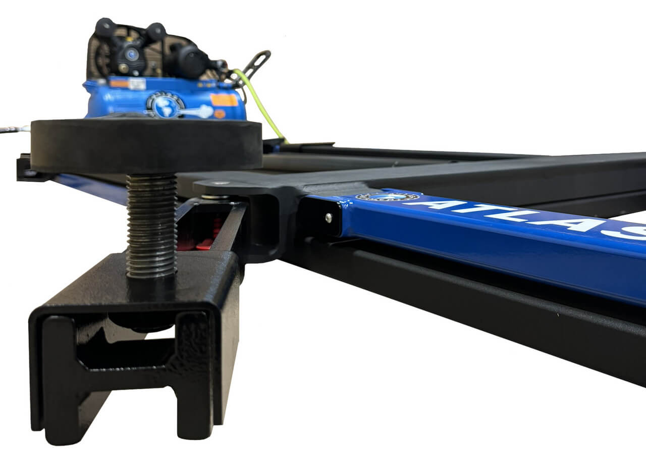 ATLAS VERSA EXTENDED MID RISE LIFT WITH PNEUMATIC PUMP