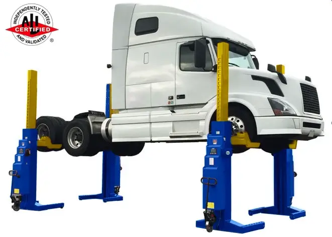 ATLAS WIRELESS MOBILE COLUMN LIFT. 14,000 LBS CAPACITY PER COLUMN