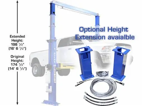 ATLAS Platinum PVL-15 ALI Certified Overhead 15,000 lbs. Capacity 2 Post Above Ground Car Lift