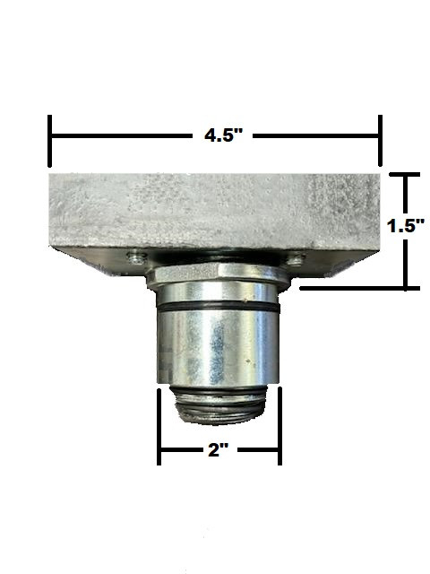 Slotted Rubber Adjustable Adapters, 2 Peg (Set of 4)