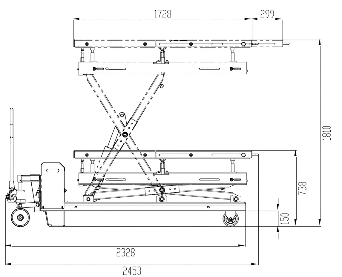 ATLAS Electric Battery Lifting Table