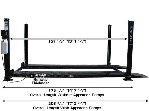 ATLAS Garage Pro 8000 4 Post Lift
