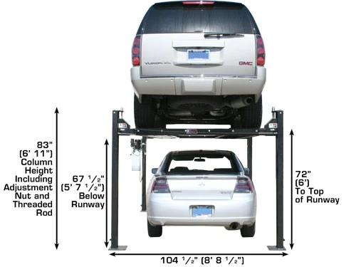 ATLAS Garage Pro 8000 4 Post Lift