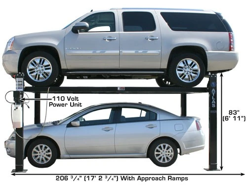 ATLAS Garage Pro 8000 4 Post Lift