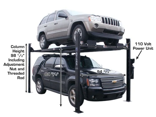 ATLAS Garage Pro 8000 EXT 4 Post Lift