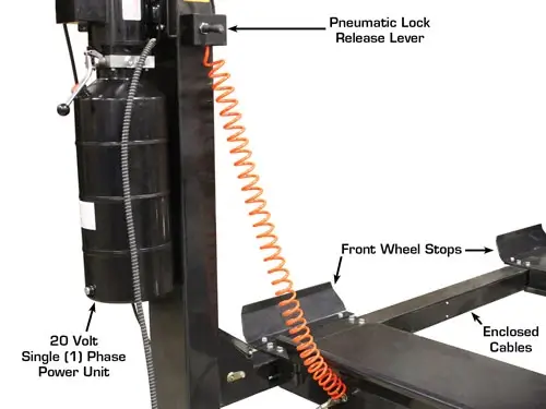 ATLAS ST-7000 SUPER TALL 4 Post Lift 7,000lbs Capacity