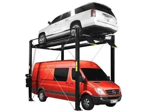 ATLAS ST-7000 SUPER TALL 4 Post Lift 7,000lbs Capacity