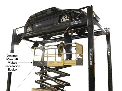 ATLAS ST-7000 SUPER TALL 4 Post Lift 7,000lbs Capacity
