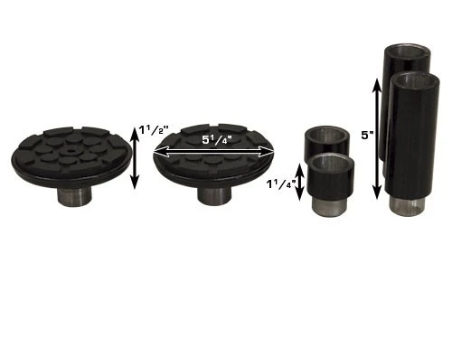 ATLAS RJ-35 Cric central hydraulique coulissant 3500 Lbs. et adaptateurs pour camions